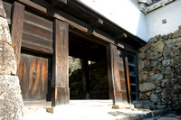 Himeji-jo (castle) central wall entryway