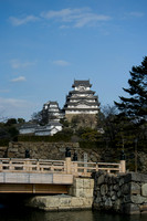 Himeji-jo (castle) outside the moat